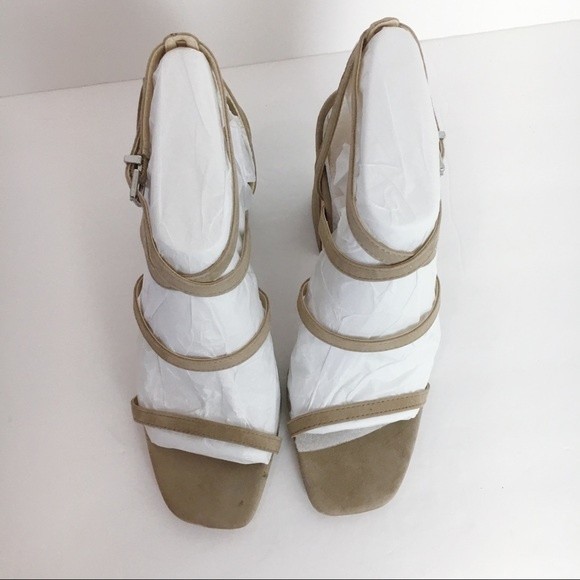 NEW Jessica Simpson Womens Size 10 Raymie Strappy Leather Sandal Heels Shoes - Picture 8 of 12